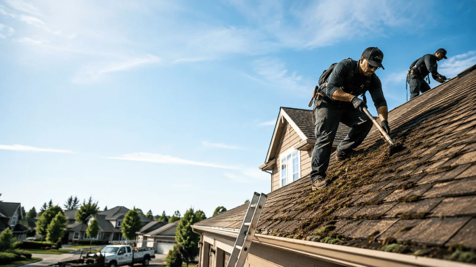 Roof Moss Removal in Longview, TX near me